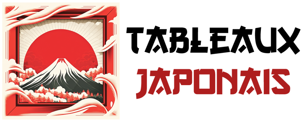 Style Japonais Toile Tableau Tableaux Soleil Chat Sakura Paysage Affiche  Noir et Rouge Murale Art Salon Decoration à la Maison Japonais Animal